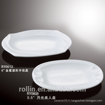 Chaozhou hot sale white ceramic plate